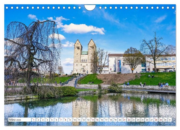 Produktbild: PADERBORN - Stadt an den Quellen (Wandkalender 2026 DIN A4 quer), CALVENDO Monatskalender