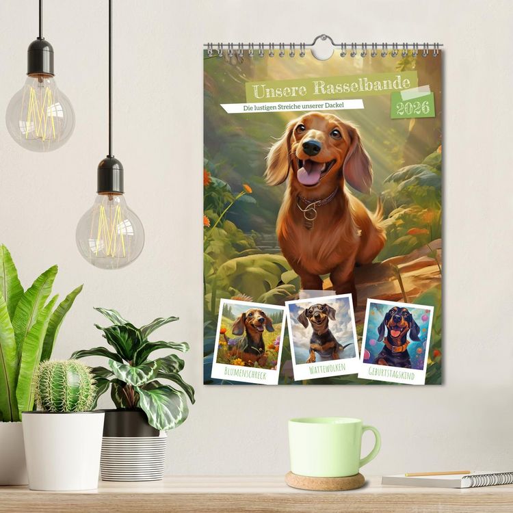 Produktbild: Unsere Rasselbande (Wandkalender 2026 DIN A4 hoch), CALVENDO Monatskalender