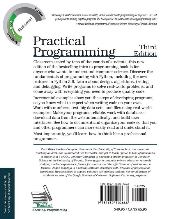 Produktbild: Practical Programming, 3e