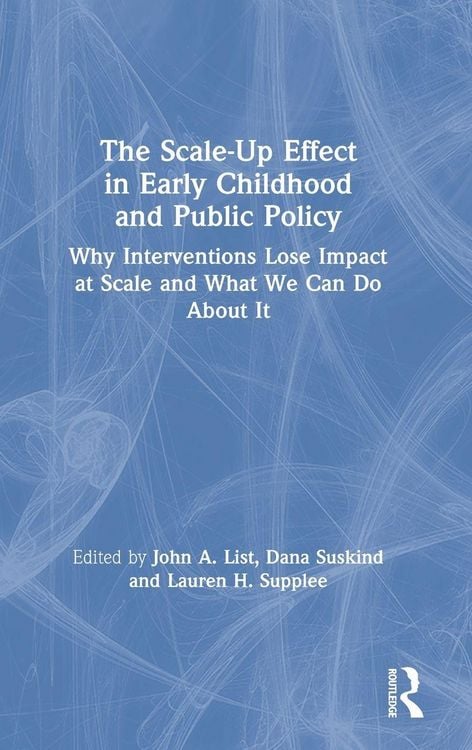 Produktbild: The Scale-Up Effect in Early Childhood and Public Policy