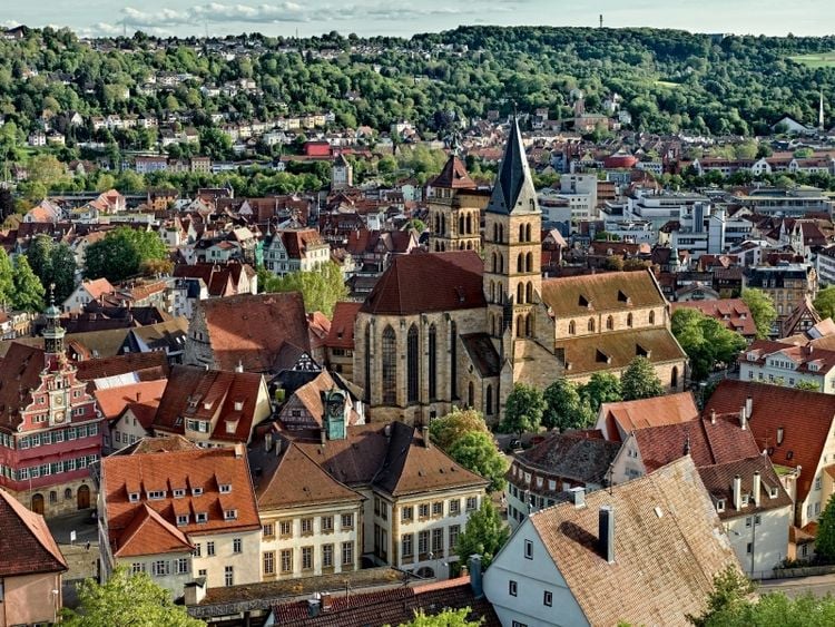 Produktbild: CALVENDO Puzzle Altstadt Esslingen am Neckar | 1000 Teile Lege-Gr&ouml;&szlig;e 64 &times; 48 cm Foto-Puzzle f&uuml;r gl&uuml;ckliche Stunden