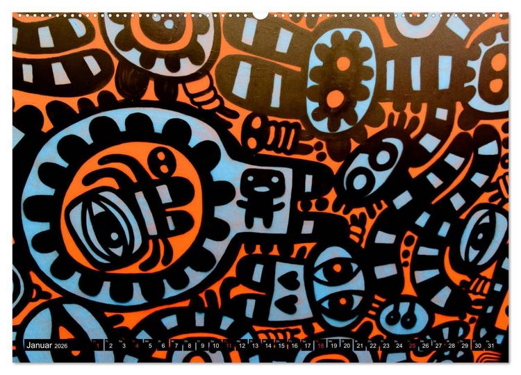 Produktbild: Street art London Michael Jaster (hochwertiger Premium Wandkalender 2026 DIN A2 quer), Kunstdruck in Hochglanz