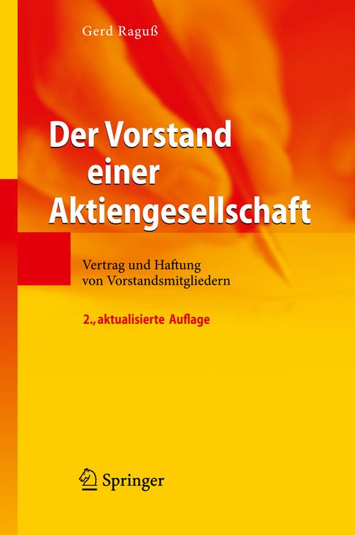 Produktbild: Der Vorstand einer Aktiengesellschaft