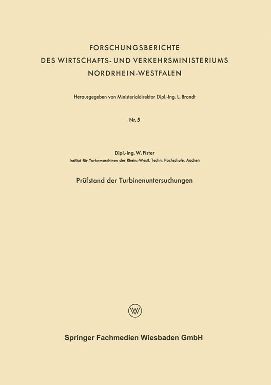 Produktbild: Pr&uuml;fstand der Turbinenuntersuchungen