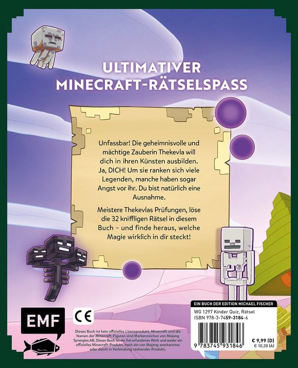 Produktbild: Wetten, diese R&auml;tsel knackst du nicht? - Achtung! Nur f&uuml;r echte Minecraft-Fans (Bd. 2)