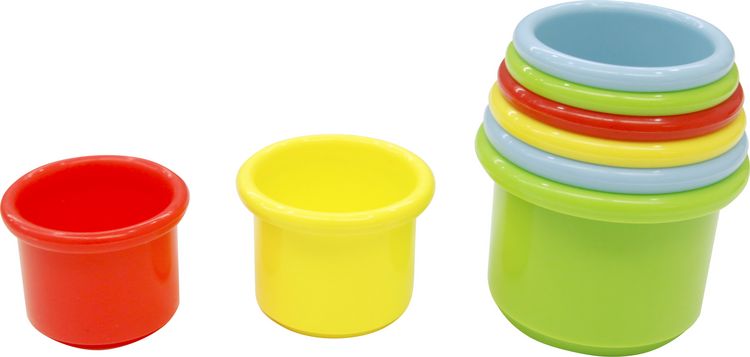 Produktbild: SpielMaus Baby Stapelbecher, 8-teilig
