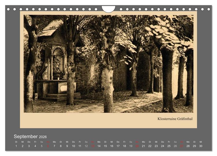 Produktbild: Saarland - vunn domols (frieher), Neue Ansichten vom Saarpfalz-Kreis (Wandkalender 2026 DIN A4 quer), CALVENDO Monatskalender
