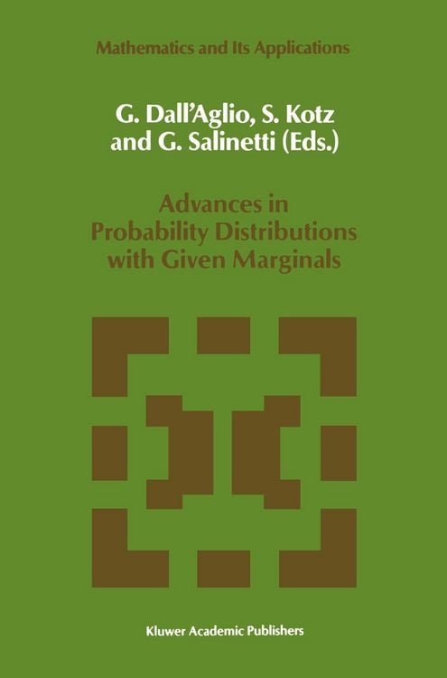 Produktbild: Advances in Probability Distributions with Given Marginals