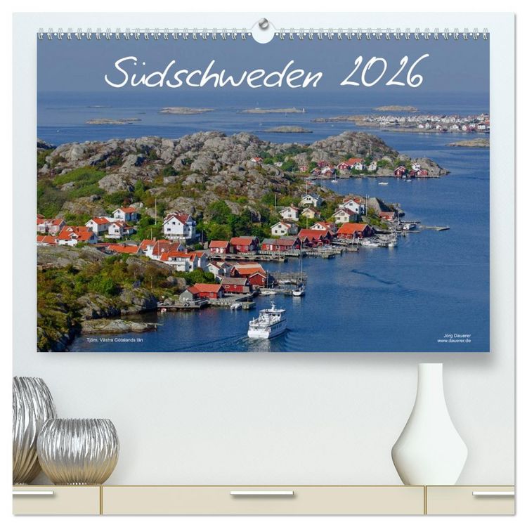 Produktbild: S&uuml;dschweden (hochwertiger Premium Wandkalender 2026 DIN A2 quer), Kunstdruck in Hochglanz
