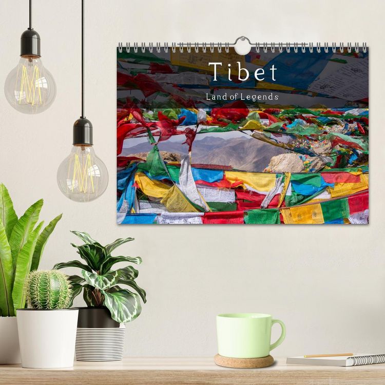 Produktbild: Tibet Land of Legends (Wall Calendar 2026 DIN A4 landscape), CALVENDO 12 Month Wall Calendar