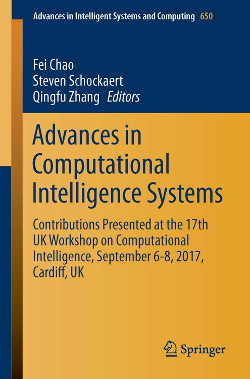 Produktbild: Advances in Computational Intelligence Systems