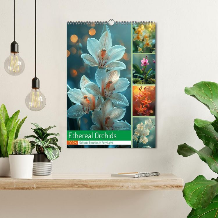 Produktbild: Waurick, K: Ethereal Orchids (Wall Calendar 2026 DIN A3 port