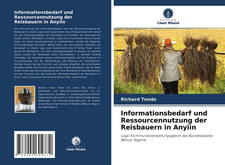 Produktbild: Informationsbedarf und Ressourcennutzung der Reisbauern in Anyiin
