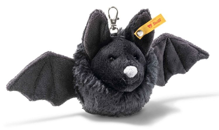 Produktbild: Steiff 056628 - Anh&auml;nger Boris Fledermaus, schwarz, Pl&uuml;sch, 8 cm