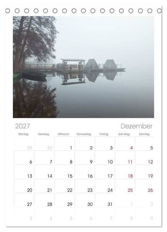 Produktbild: Tischplaner 2027 - Lychen - zwischen Wald und Seen (A5 Tischkalender zum Aufstellen) CALVENDO