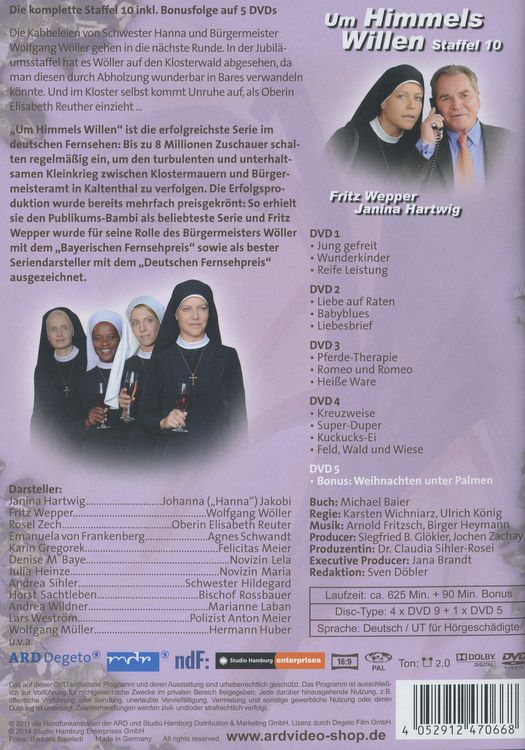 Produktbild: Um Himmels Willen - Staffel 10 [5 DVDs]
