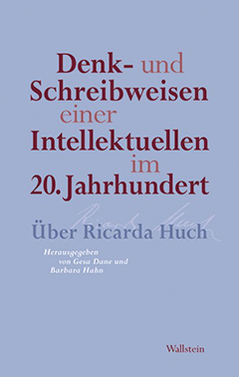 Produktbild: Denk- und Schreibweisen einer Intellektuellen im 20. Jahrhundert