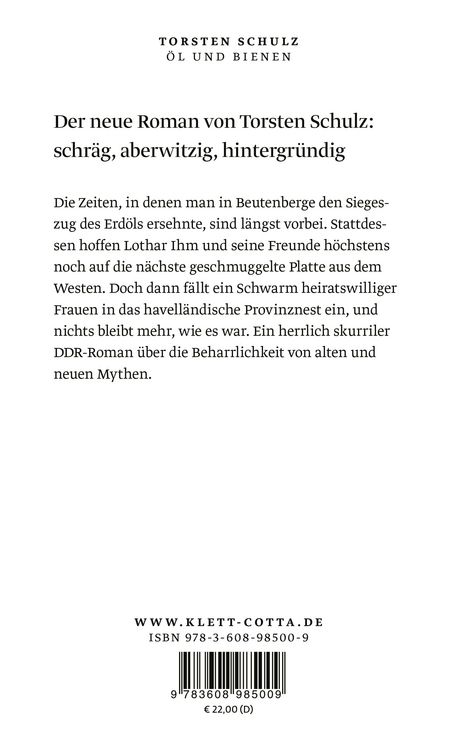 Produktbild: &Ouml;l und Bienen