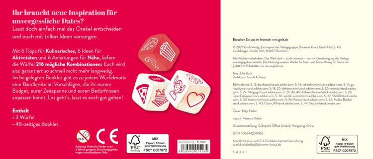 Produktbild: W&uuml;rfelorakel &ndash; Date Night