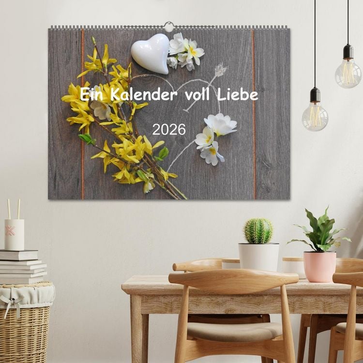 Produktbild: Ein Kalender voll Liebe (Wandkalender 2026 DIN A2 quer), CALVENDO Monatskalender