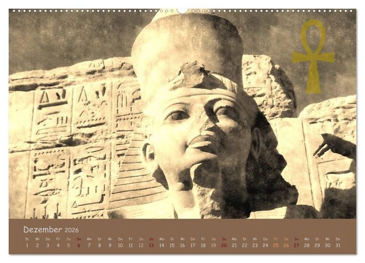 Produktbild: &Auml;gypten Nostalgie & Antike 2026 (Wandkalender 2026 DIN A2 quer), CALVENDO Monatskalender