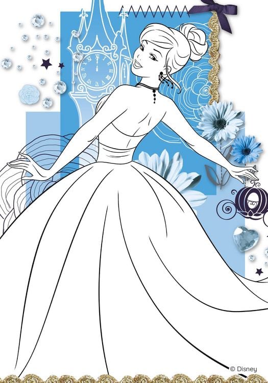 Produktbild: Disney Prinzessin: Mein liebster Styling-Spa&szlig;: Stickern, Malen, Stylen