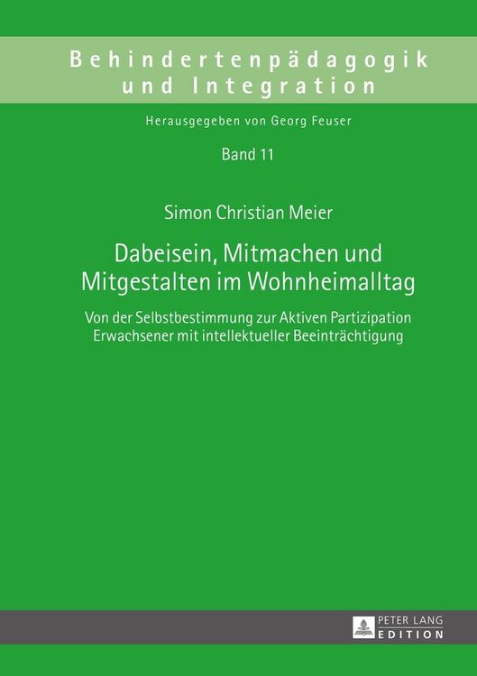 Produktbild: Dabeisein, Mitmachen und Mitgestalten im Wohnheimalltag