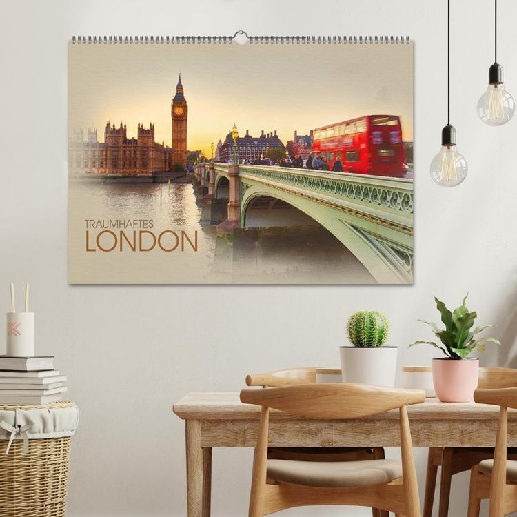 Produktbild: Traumhaftes London (Wandkalender 2026 DIN A2 quer), CALVENDO Monatskalender