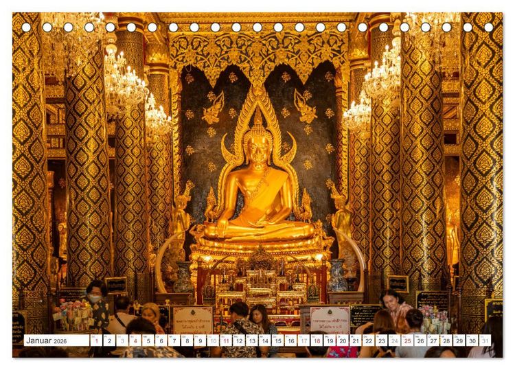 Produktbild: Siddhartha Gautama - Buddha (Tischkalender 2026 DIN A5 quer), CALVENDO Monatskalender