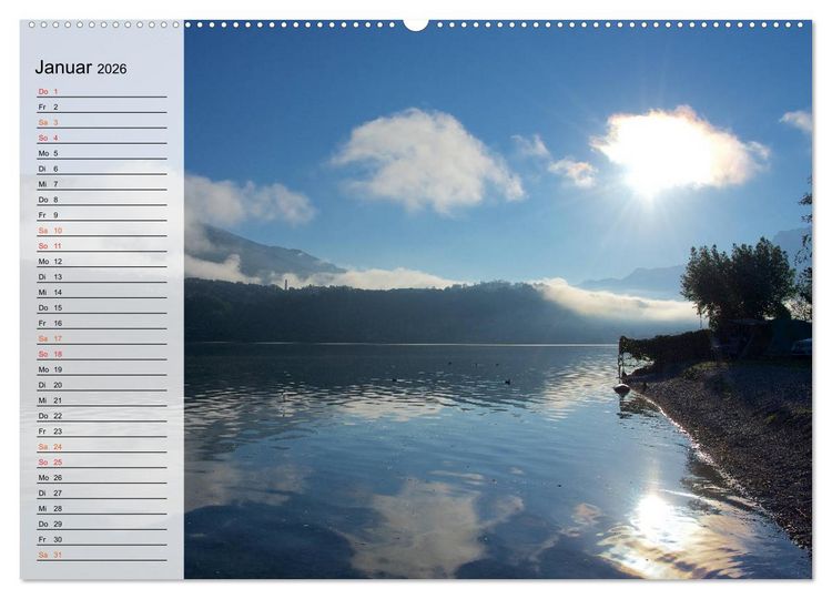 Produktbild: Caldonazzo See (Wandkalender 2026 DIN A2 quer), CALVENDO Monatskalender