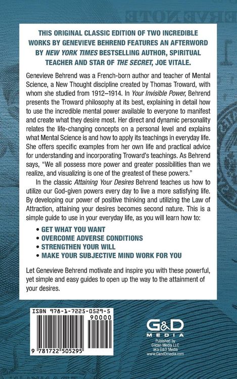 Produktbild: Your Invisible Power and Attaining Your Desires (Original Classic Edition)