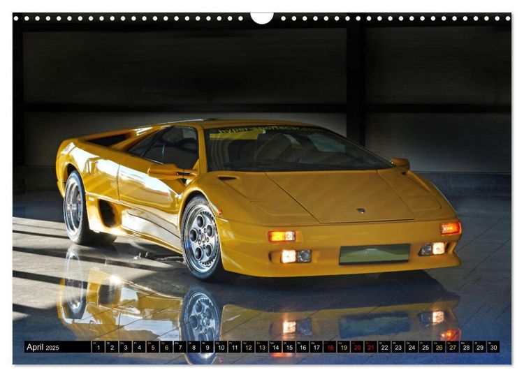 Produktbild: Der Teufel tr&auml;gt Gelb - Lamborghini Diablo (Wandkalender 2025 DIN A3 quer), CALVENDO Monatskalender