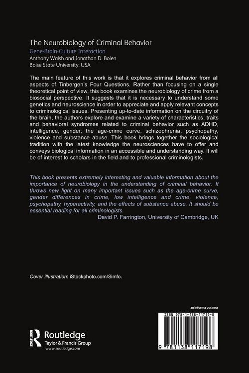 Produktbild: The Neurobiology of Criminal Behavior