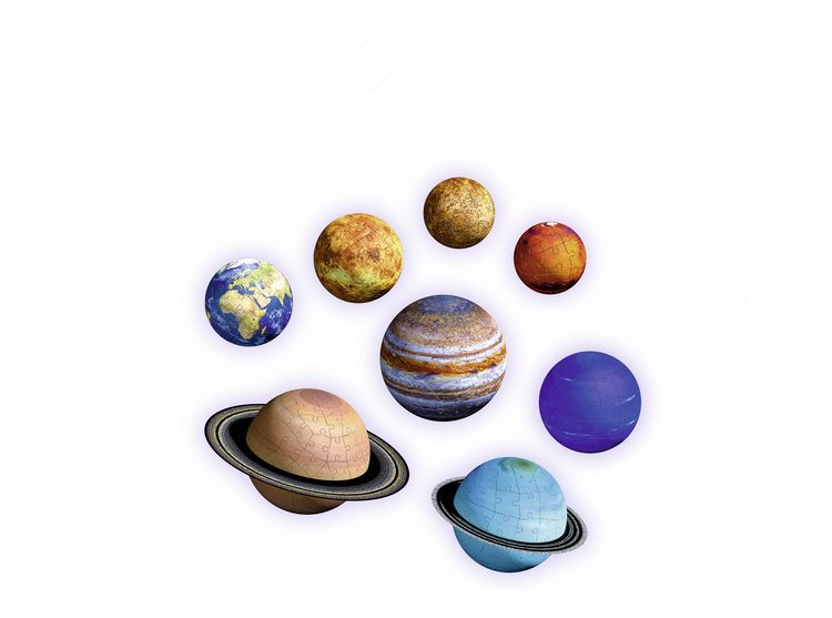 Produktbild: 3D Puzzle Ravensburger Planetensystem 522 Teile