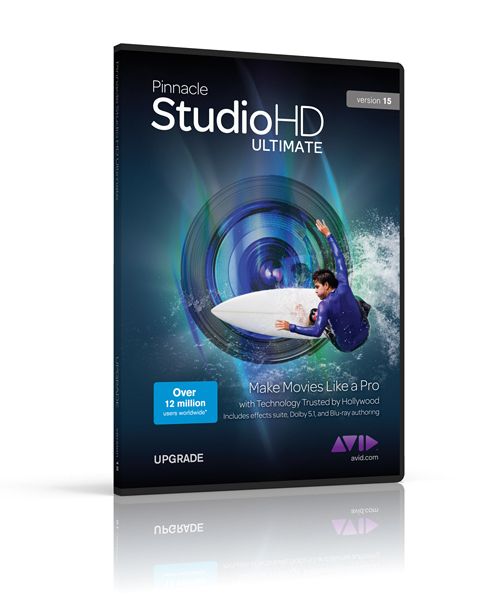 Produktbild: Pinnacle Studio S9+ to Ultimate 15, Upgrade, DVD-ROM
