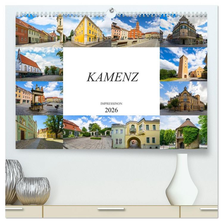 Produktbild: Kamenz Impressionen (hochwertiger Premium Wandkalender 2026 DIN A2 quer), Kunstdruck in Hochglanz