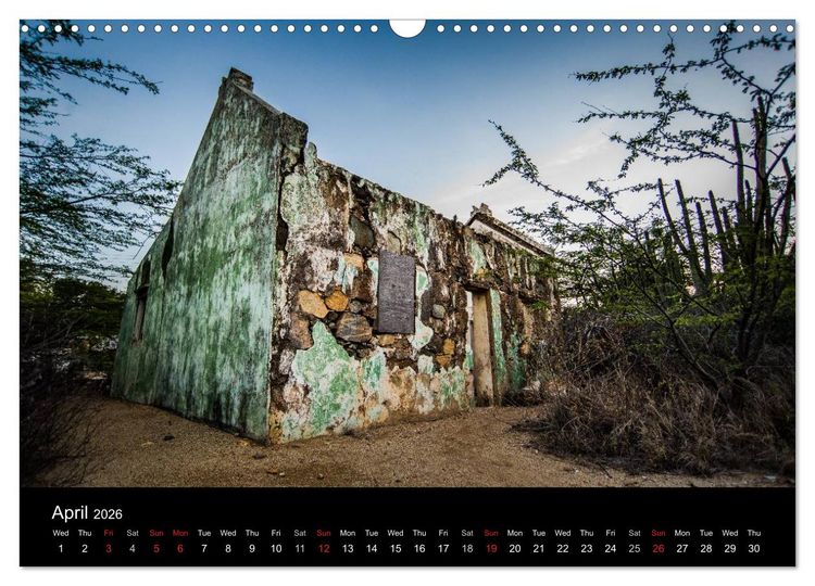 Produktbild: Monuments of Aruba 2026 (Wall Calendar 2026 DIN A3 landscape), CALVENDO 12 Month Wall Calendar