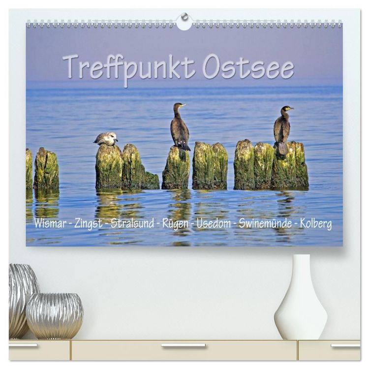 Produktbild: Treffpunkt Ostsee (hochwertiger Premium Wandkalender 2026 DIN A2 quer), Kunstdruck in Hochglanz