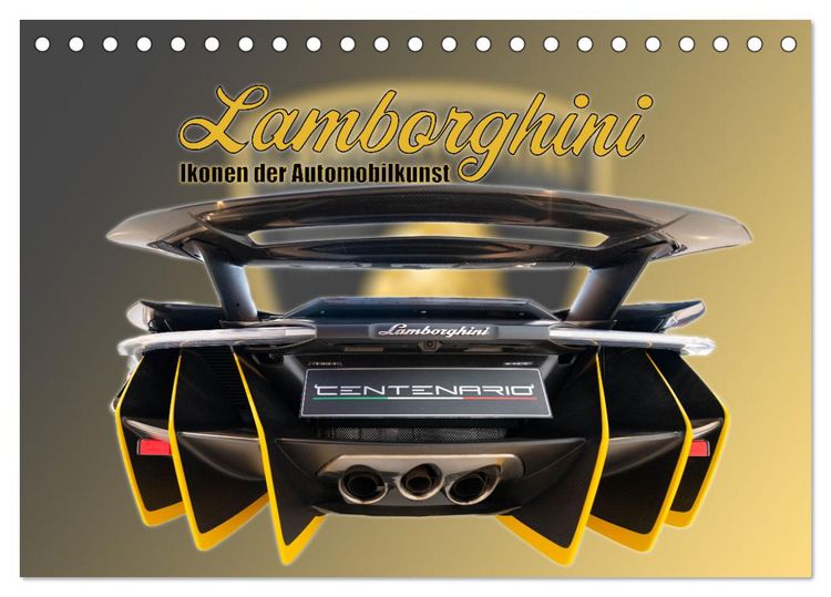 Produktbild: Ikonen der Automobilkunst (Tischkalender 2025 DIN A5 quer), CALVENDO Monatskalender