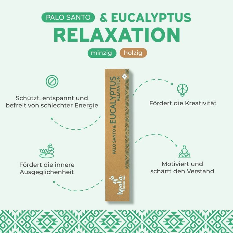 Produktbild: Palo Santo & Eucalyptus R&auml;ucherst&auml;bchen
