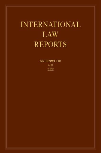 Produktbild: International Law Reports