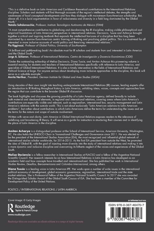 Produktbild: Latin America in Global International Relations