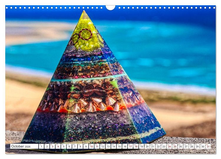 Produktbild: Orgonites - Power and joie de vivre for mind and body (Wall Calendar 2026 DIN A3 landscape), CALVENDO 12 Month Wall Calendar