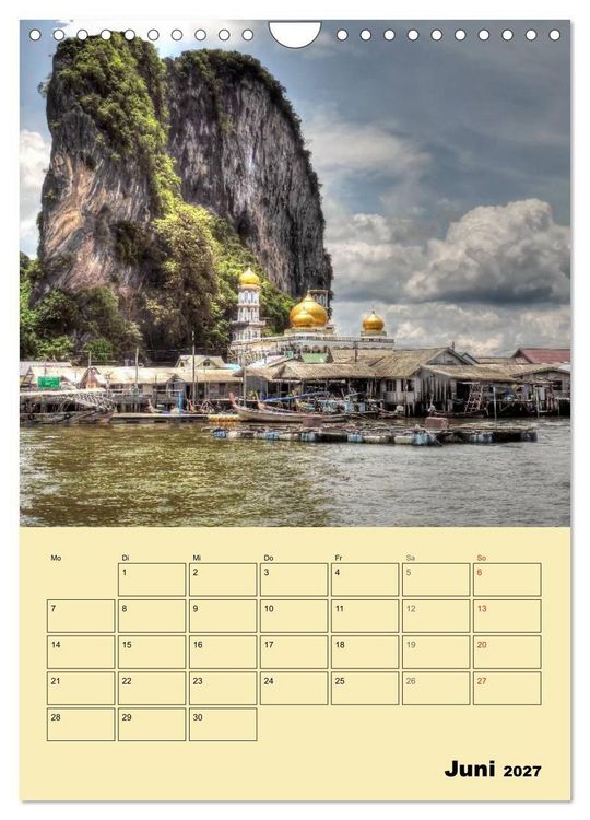 Produktbild: S&uuml;dthailand (Wandkalender 2027 DIN A4 hoch), CALVENDO Monatskalender