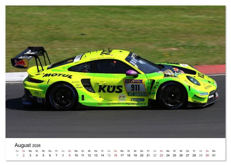 Produktbild: 24h am Ring (hochwertiger Premium Wandkalender 2026 DIN A2 quer), Kunstdruck in Hochglanz