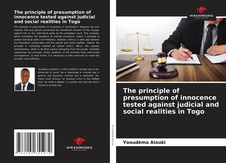 Produktbild: The principle of presumption of innocence tested against judicial and social realities in Togo