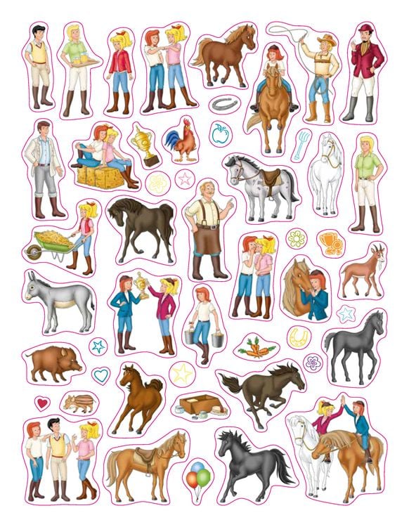 Produktbild: Bibi & Tina Mein Stickeralbum mit 100 Stickern