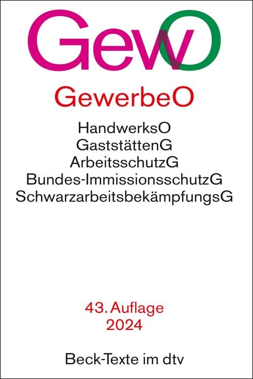 Produktbild: Gewerbeordnung