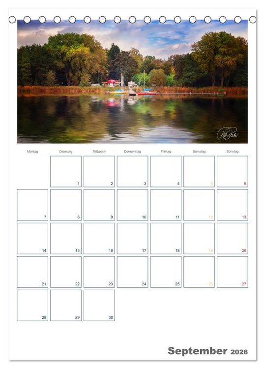 Produktbild: Am Steinhuder Meer / Planer (Tischkalender 2026 DIN A5 hoch), CALVENDO Monatskalender