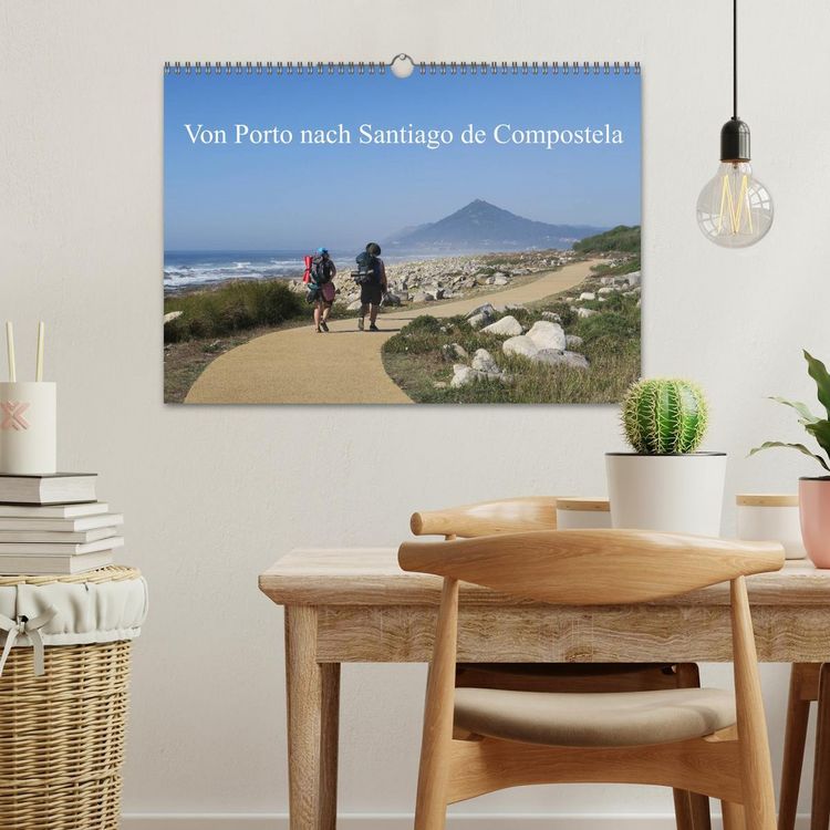 Produktbild: Von Porto nach Santiago de Compostela (Wandkalender 2026 DIN A3 quer), CALVENDO Monatskalender